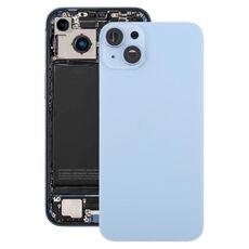 Per iPhone 14 Plus versione Cina Cover posteriore batteria con cornice centrale (blu)