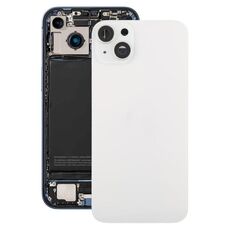 Per iPhone 14 Plus versione Cina Cover posteriore batteria con cornice centrale (bianco)