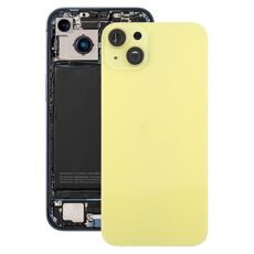 Per iPhone 14 Plus versione Cina Cover posteriore batteria con cornice centrale (giallo)