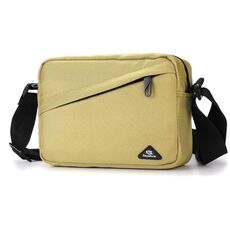 DEABOLAR Borsa a tracolla da uomo, casual, per pendolari, equitazione, portatile, per cellulare (cachi)
