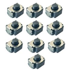 Per Steam Deck 10 pezzi Tasti On/Off Pulsanti di accensione Interruttori a rubinetto (microinterruttore pulsante di accensione)