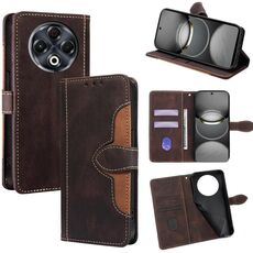 Per Tecno Spark 30 4G Custodia in pelle con fibbia magnetica Skin Feel (marrone)