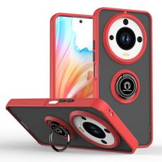 Per Honor X9c Smart Q Shadow 1 Series TPU Hybrid PC Custodia per telefono con anello (rosso)