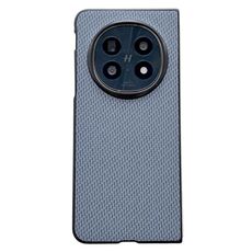 Per OPPO Find N5 Custodia per telefono PC con trama intrecciata (blu)