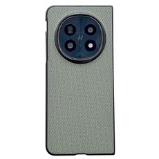 Per OPPO Find N5 Custodia per telefono PC con trama intrecciata (verde)