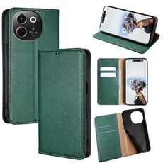 Per Tecno Pova 6 Neo 5G Gloss Oil Solid Color Magnetic Leather Phone Case (Verde)