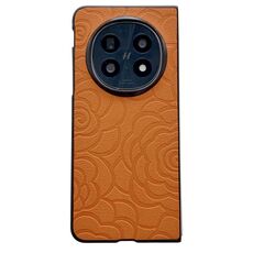 Per OPPO Find N5 Impression Camellia Pattern Custodia protettiva per telefono (arancione)