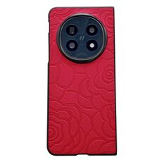 Per OPPO Find N5 Impression Camellia Pattern Custodia protettiva per telefono (rosso)