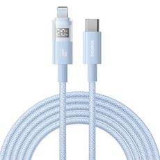Cavo di ricarica rapida Baseus Display 20W Type-C a 8 pin, lunghezza: 2 m (blu)