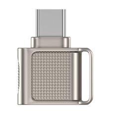 Lettore di schede mini ad alta velocità da tipo C 3.0 a TF (oro chiaro)