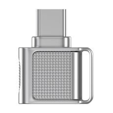 Lettore di schede mini ad alta velocità Type-C 3.0 per schede TF (argento)