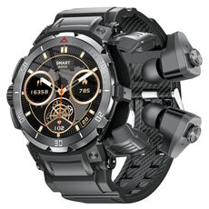 HAMTOD GT100 Cuffie Smart Watch, 1,46 pollici, Supporto Chiamata Bluetooth / Frequenza Cardiaca (Nero)