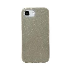 Per iPhone 16e Custodia per telefono in TPU glitterato (oro)
