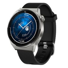 Per Huawei Watch GT3 Pro 43mm 20mm Cinturino in silicone testurizzato con diamanti (nero)