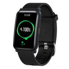 For Honor Watch ES 20mm Cinturino in silicone testurizzato con diamanti (nero)
