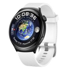 Per Huawei Watch GT3 SE 22mm cinturino in silicone testurizzato con diamanti (bianco)