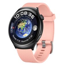 Per Huawei Watch GT3 SE 22mm cinturino in silicone testurizzato con diamanti (nero)