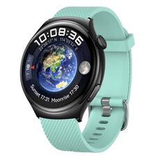 Per Huawei Watch GT3 SE 22mm cinturino in silicone testurizzato con diamanti (cielo blu)