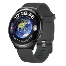 Per Huawei Watch GT3 Pro 46mm 22mm Cinturino in silicone testurizzato con diamanti (verde acqua)