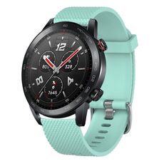Per Huawei Watch Buds 22mm Cinturino in silicone testurizzato con diamanti (cielo blu)