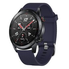 Per Huawei Watch Buds 22mm Cinturino in silicone testurizzato con diamanti (viola)