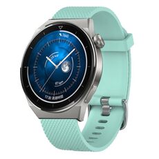 Per Huawei Watch 4 Pro 22mm cinturino in silicone testurizzato con diamanti (cielo blu)