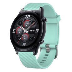 Per Huawei Watch 3 22mm cinturino in silicone testurizzato con diamanti (blu cielo)