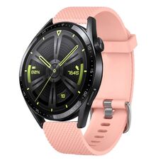 Per Huawei Watch 3 Pro 22mm Cinturino in silicone testurizzato con diamanti (nero)