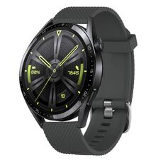 Per Huawei Watch 3 Pro 22mm Cinturino in silicone testurizzato con diamanti (verde acqua)