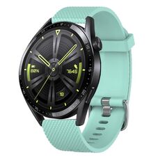 Per Huawei Watch 3 Pro 22mm Cinturino in silicone testurizzato con diamanti (cielo blu)