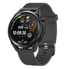 Per Huawei Watch GT2 Pro 22mm cinturino in silicone testurizzato con diamanti (verde acqua)