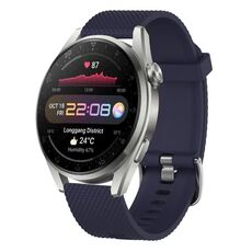 For Honor Watch GS 3 22mm Cinturino in silicone testurizzato con diamanti (viola)
