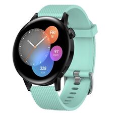 For Honor Watch GS 3i 22mm Cinturino in silicone testurizzato con diamanti (azzurro cielo)