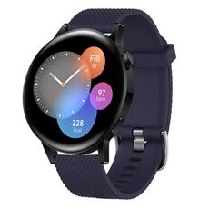For Honor Watch GS 3i 22mm Cinturino in silicone testurizzato con diamanti (viola)