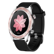For Honor Watch GS Pro 22mm Cinturino in silicone testurizzato con diamanti (rosso)