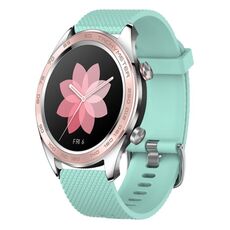 For Honor Watch GS Pro 22mm Cinturino in silicone testurizzato con diamanti (azzurro cielo)