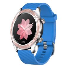 For Honor Watch GS Pro 22mm Cinturino in silicone testurizzato con diamanti (blu notte)