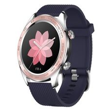 For Honor Watch GS Pro 22mm Cinturino in silicone testurizzato con diamanti (viola)