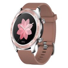 For Honor Watch Dream 22mm Cinturino in silicone testurizzato con diamanti (rosa)