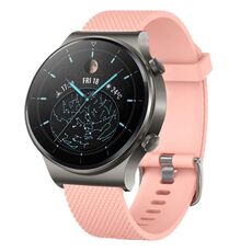 Per Huawei Watch GT 2E 22mm cinturino in silicone testurizzato con diamanti (nero)