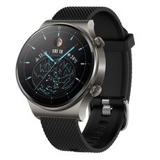 Per Huawei Watch GT 2E 22mm Cinturino in silicone testurizzato con diamanti (rosso)