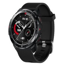 Per Huawei Watch GT2 46mm 22mm Cinturino in silicone testurizzato con diamanti (rosso)