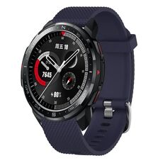 Per Huawei Watch GT2 46mm 22mm Cinturino in silicone testurizzato con diamanti (viola)