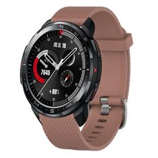 Per Honor Magic Watch 2 46mm 22mm Cinturino in silicone testurizzato con diamanti (rosa)
