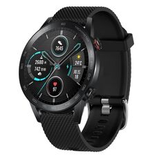 Per Honor Magic Watch 2 46mm 22mm Cinturino in silicone testurizzato con diamanti (rosso)