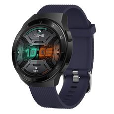 Per Huawei Watch 3 Pro Nuovo cinturino in silicone testurizzato con diamanti da 22 mm (viola)