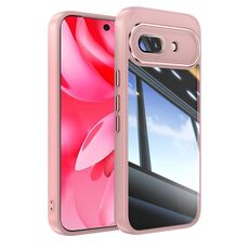 Per Google Pixel 9a Custodia per telefono antiurto in TPU ibrida acrilica (rosa)
