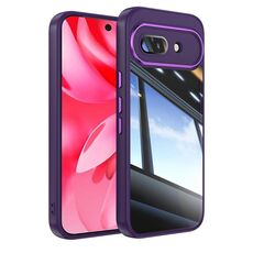 Per Google Pixel 9a Custodia per telefono antiurto in TPU ibrida acrilica (viola)