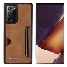Per Samsung Galaxy Note20 Ultra 5G Forwenw F5 Series Integrated Card Bag Custodia per telefono (marrone)