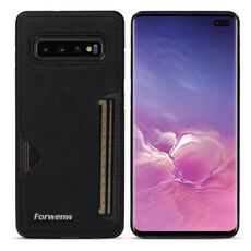 Per Samsung Galaxy S10+ Forwenw F5 Series Custodia per telefono con scheda integrata (nero)